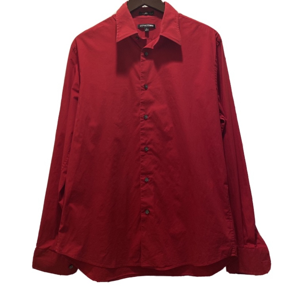 EUC Express 1MX Modern Fit Stretch Cotton Red L